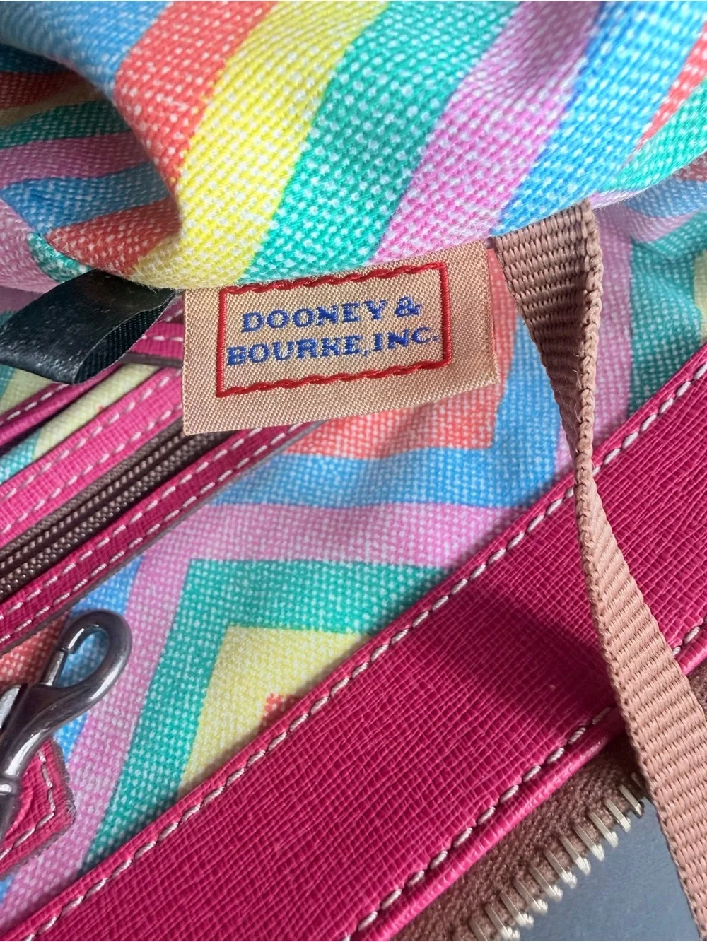 Dooney & Bourke Miller Satchel Fuchsia